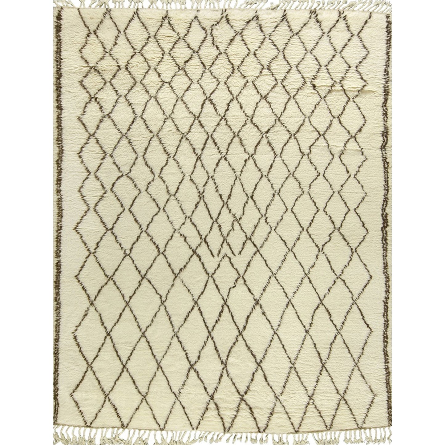 MOROCCAN TZ101 IVORY / BROWN