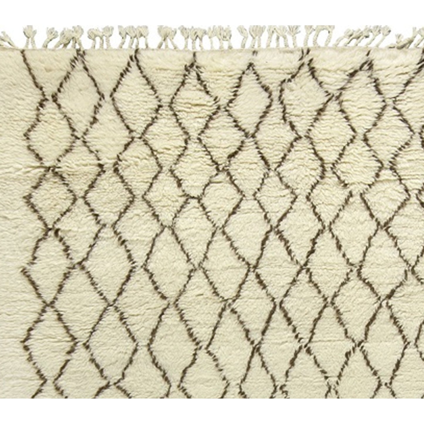 MOROCCAN TZ101 IVORY / BROWN