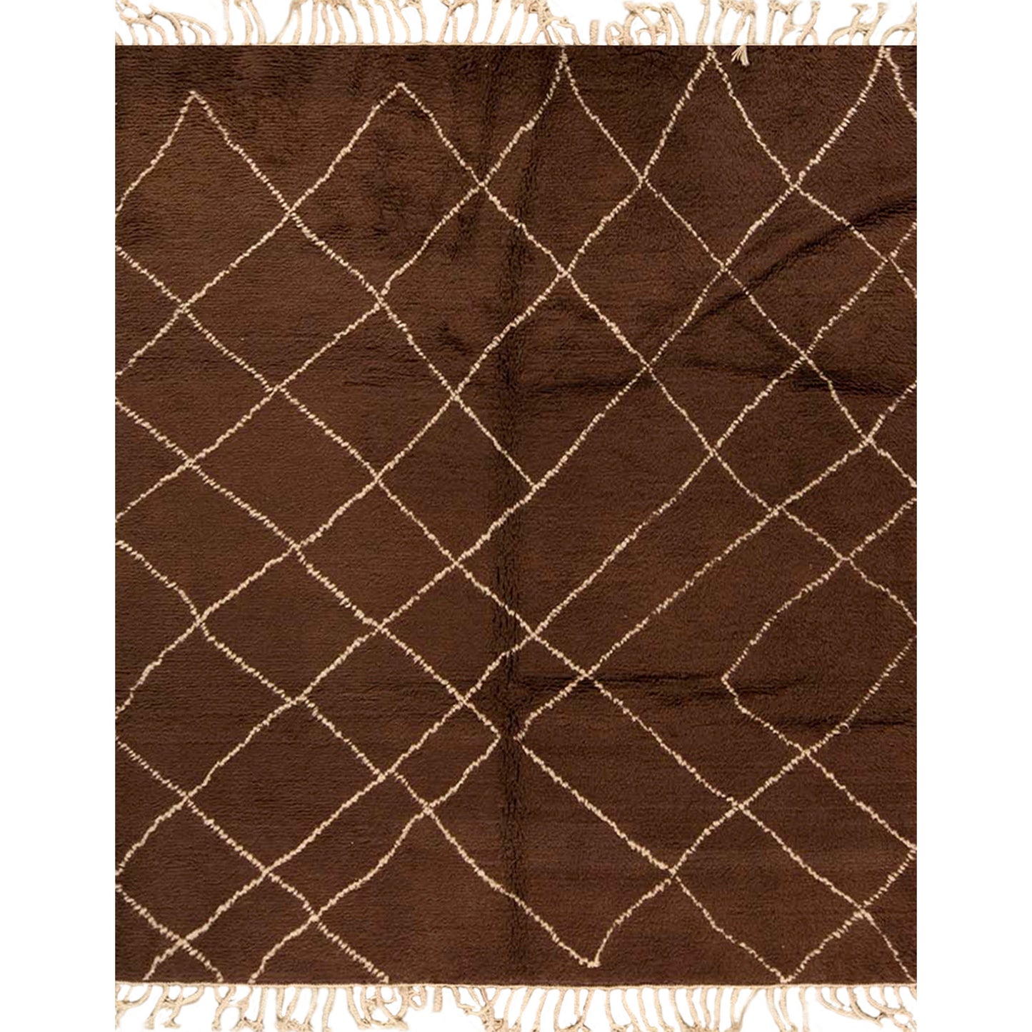 MOROCCAN TZ110 BROWN / IVORY