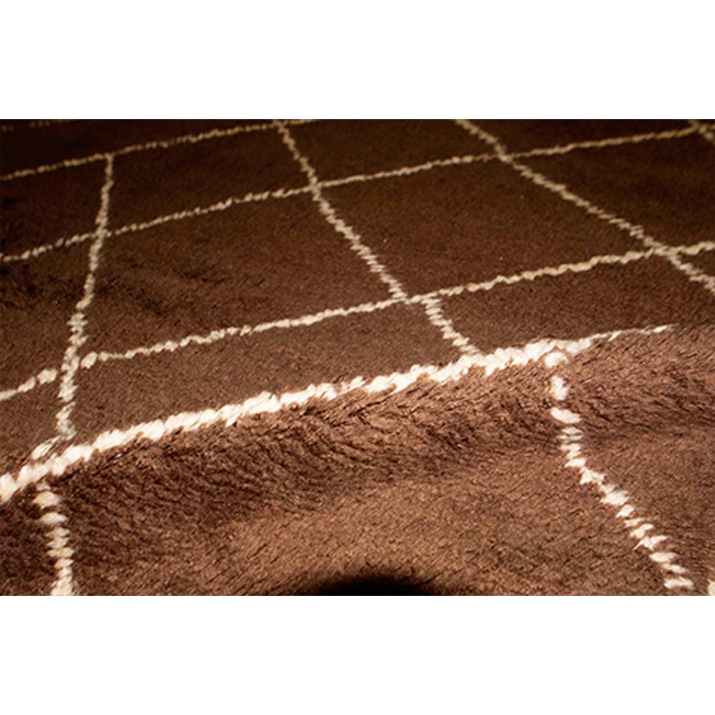 MOROCCAN TZ110 BROWN / IVORY