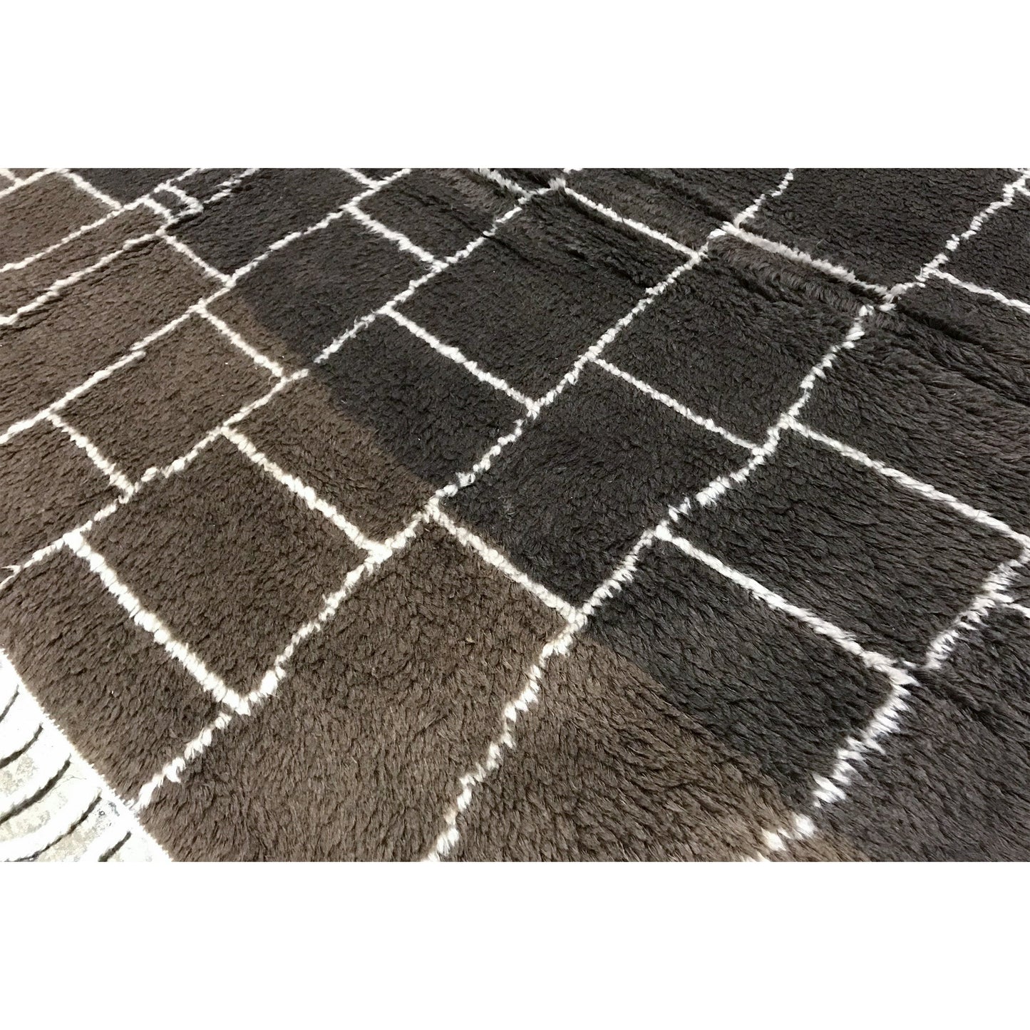 MOROCCAN TZ112 BROWN / IVORY