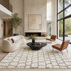 MOROCCAN TZ112 IVORY / BROWN