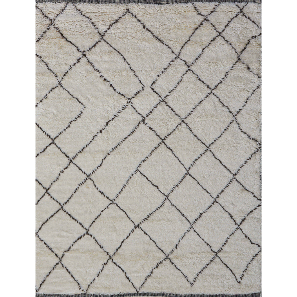 MOROCCAN TZ113 IVORY / BROWN