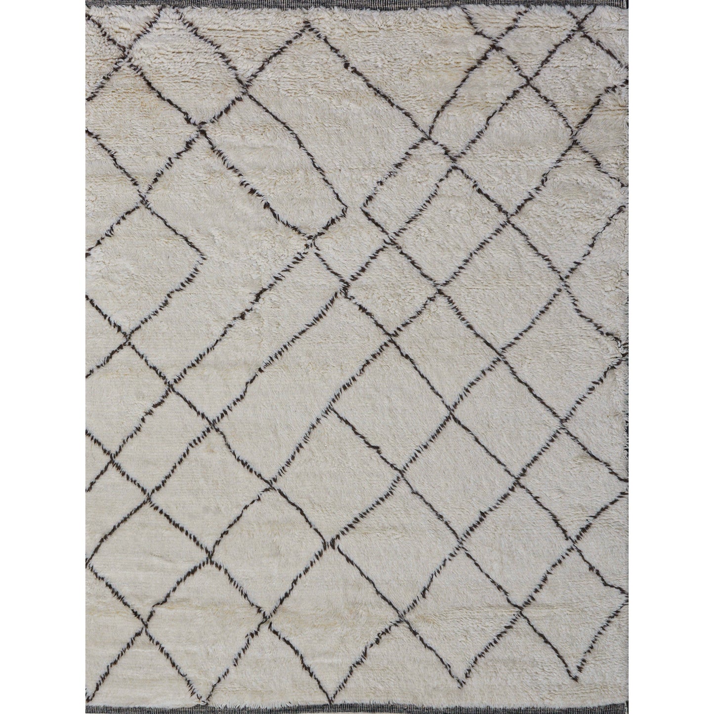 MOROCCAN TZ113 IVORY / BROWN