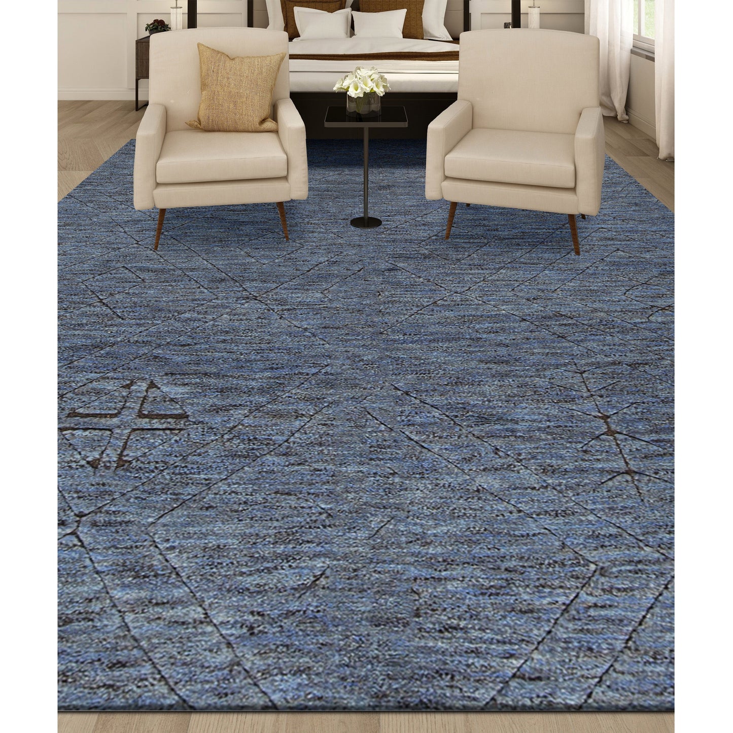 MOROCCAN TZ114 BLUE