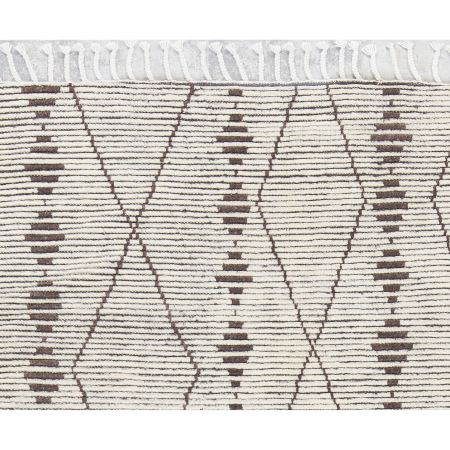 MOROCCAN TZ118 WHITE / BROWN