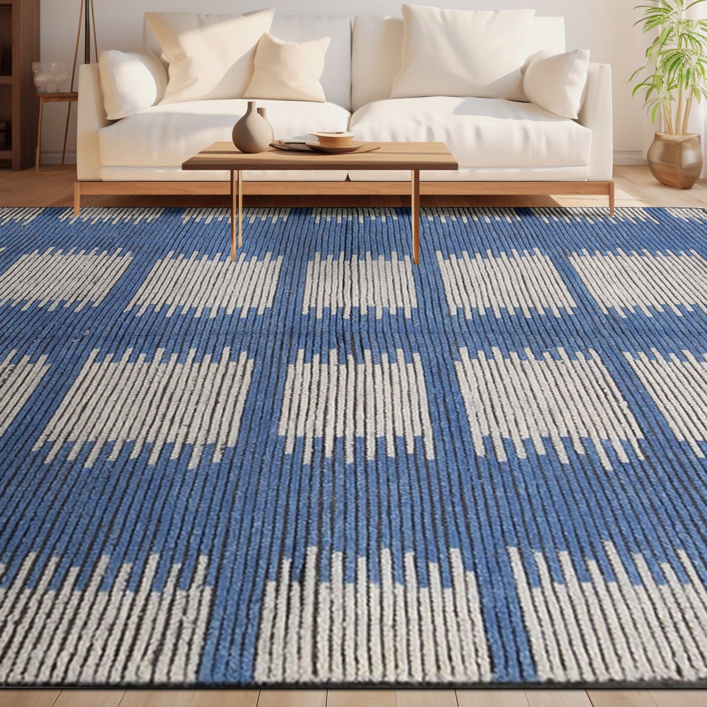MOROCCAN TZ119 BLUE / GREY