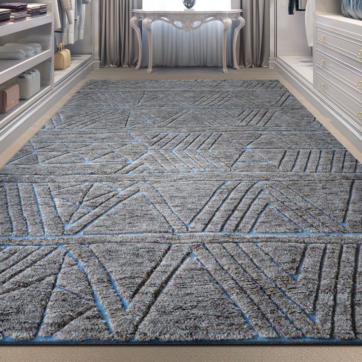 MOROCCAN TZ129 GREY / BLUE