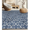 MOROCCAN TZ133 BLUE / IVORY