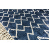 MOROCCAN TZ133 BLUE / IVORY