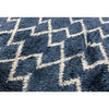 MOROCCAN TZ133 BLUE / IVORY