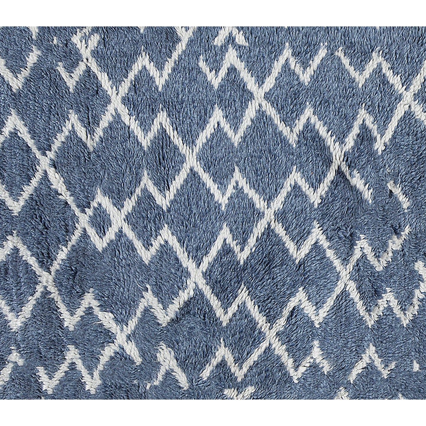 MOROCCAN TZ133 BLUE / IVORY
