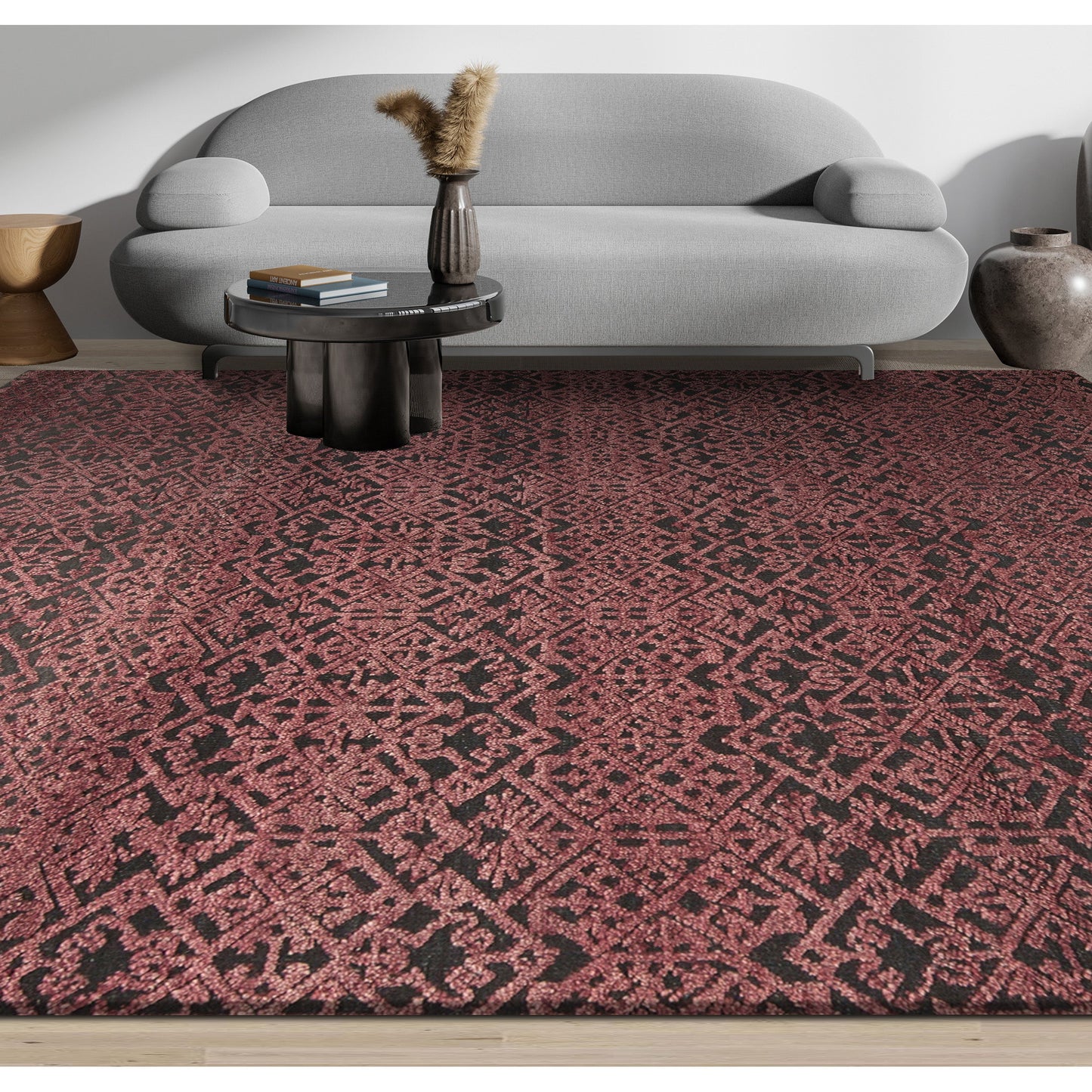 MOROCCAN TZ141 RED / BLACK