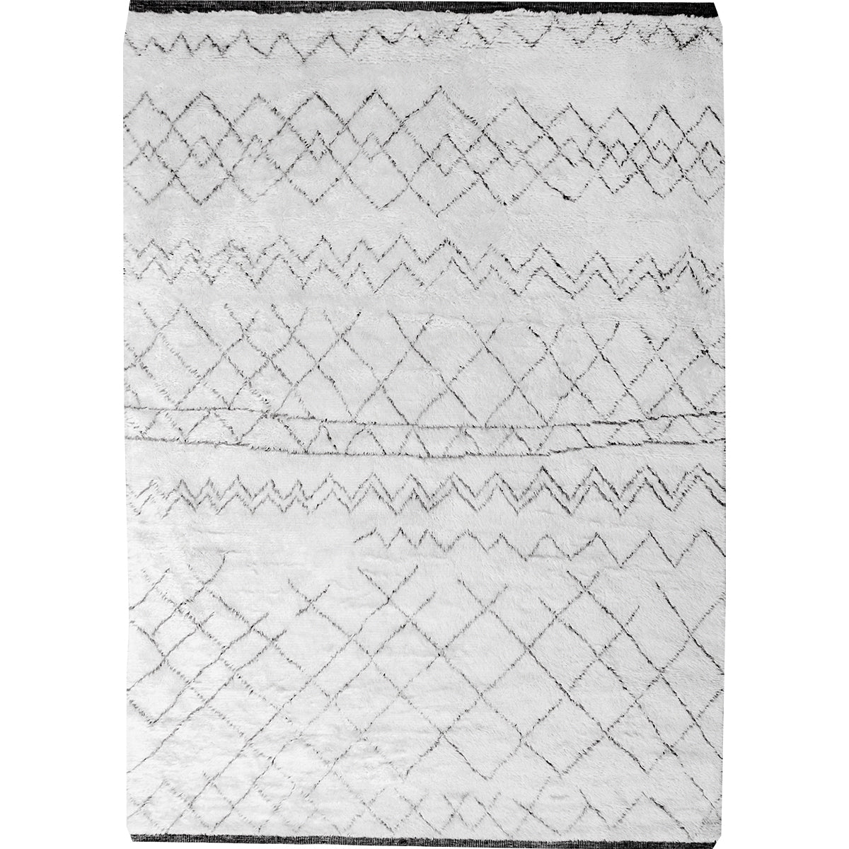 MOROCCAN TZ164 IVORY / CHARCOAL