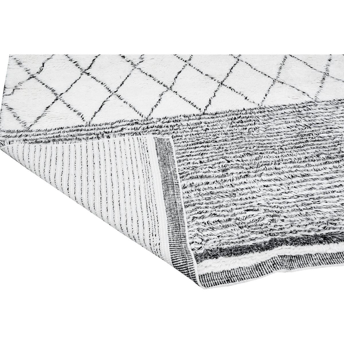 MOROCCAN TZ165 IVORY / BLACK