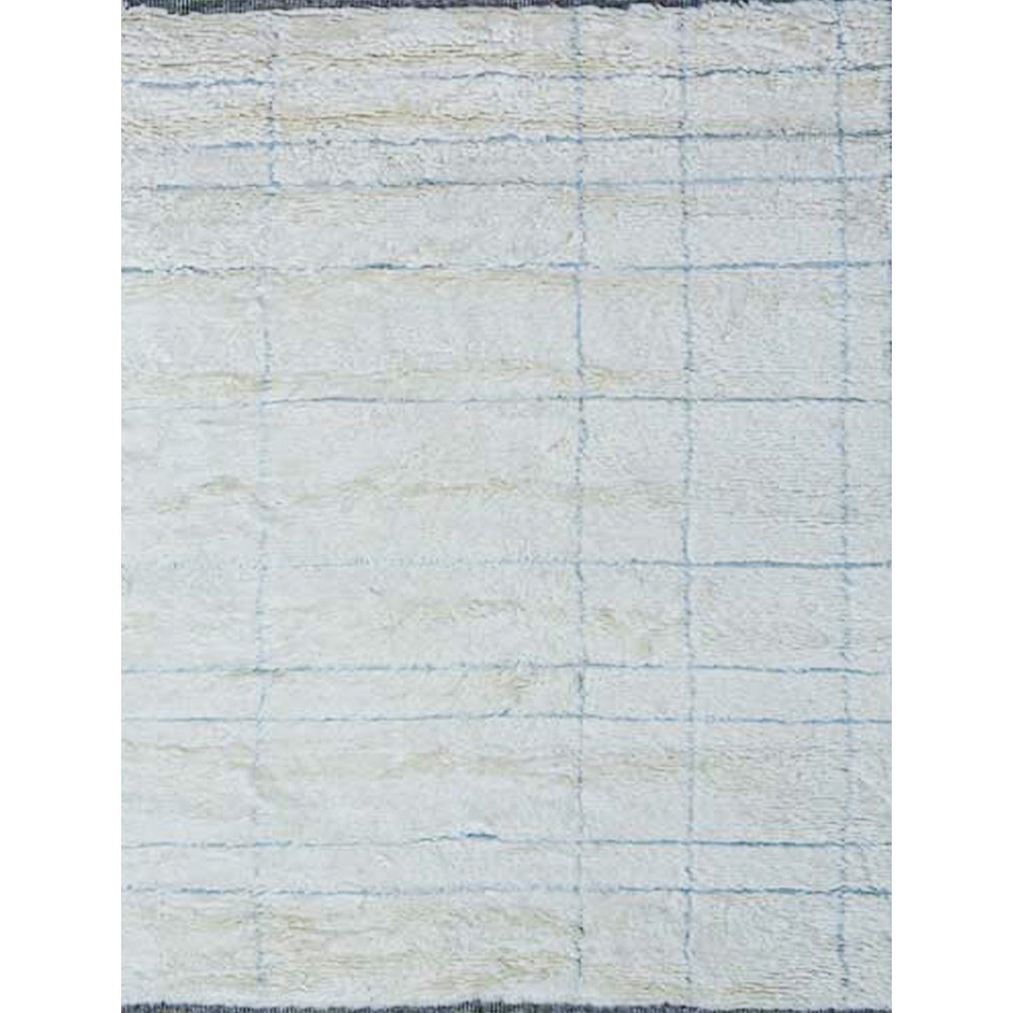 MOROCCAN TZ169 IVORY / LIGHT BLUE