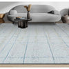 MOROCCAN TZ169 IVORY / LIGHT BLUE