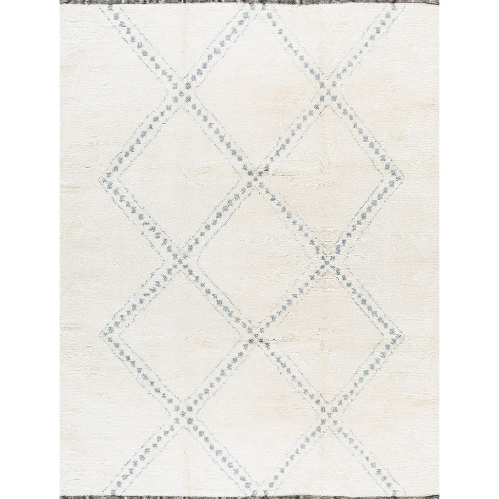 MOROCCAN TZ171 IVORY / BLUE