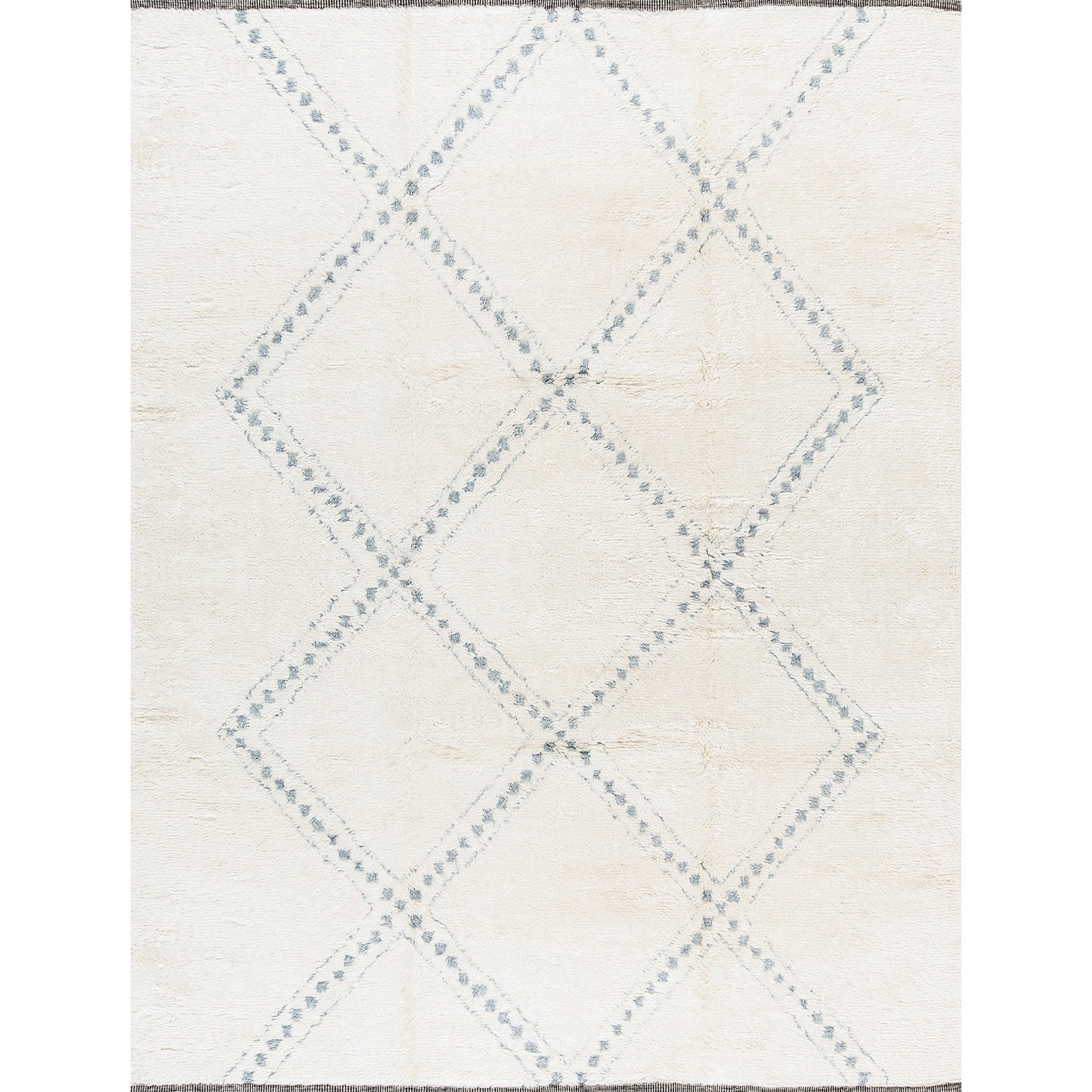 MOROCCAN TZ171 IVORY / BLUE