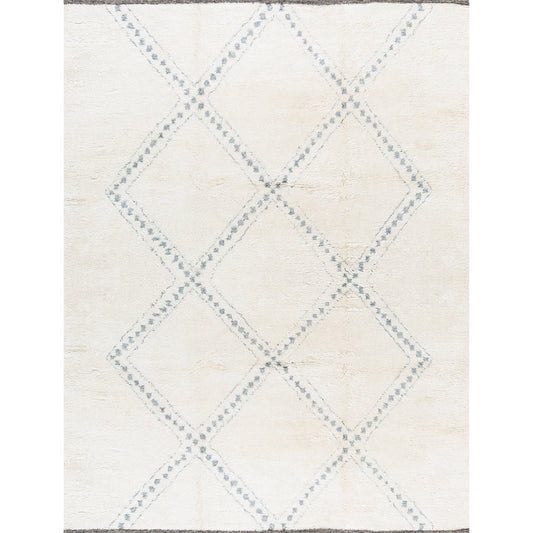 MOROCCAN TZ171 IVORY / BLUE