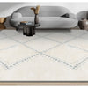 MOROCCAN TZ171 IVORY / BLUE