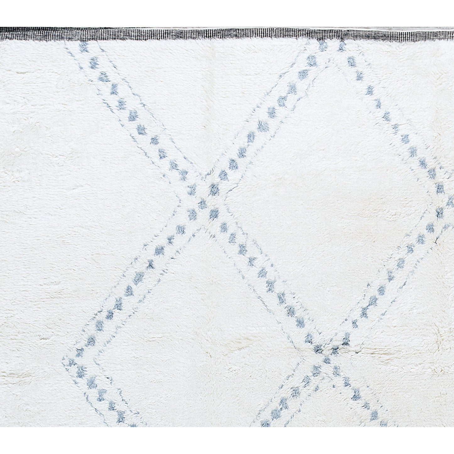 MOROCCAN TZ171 IVORY / LIGHT BLUE