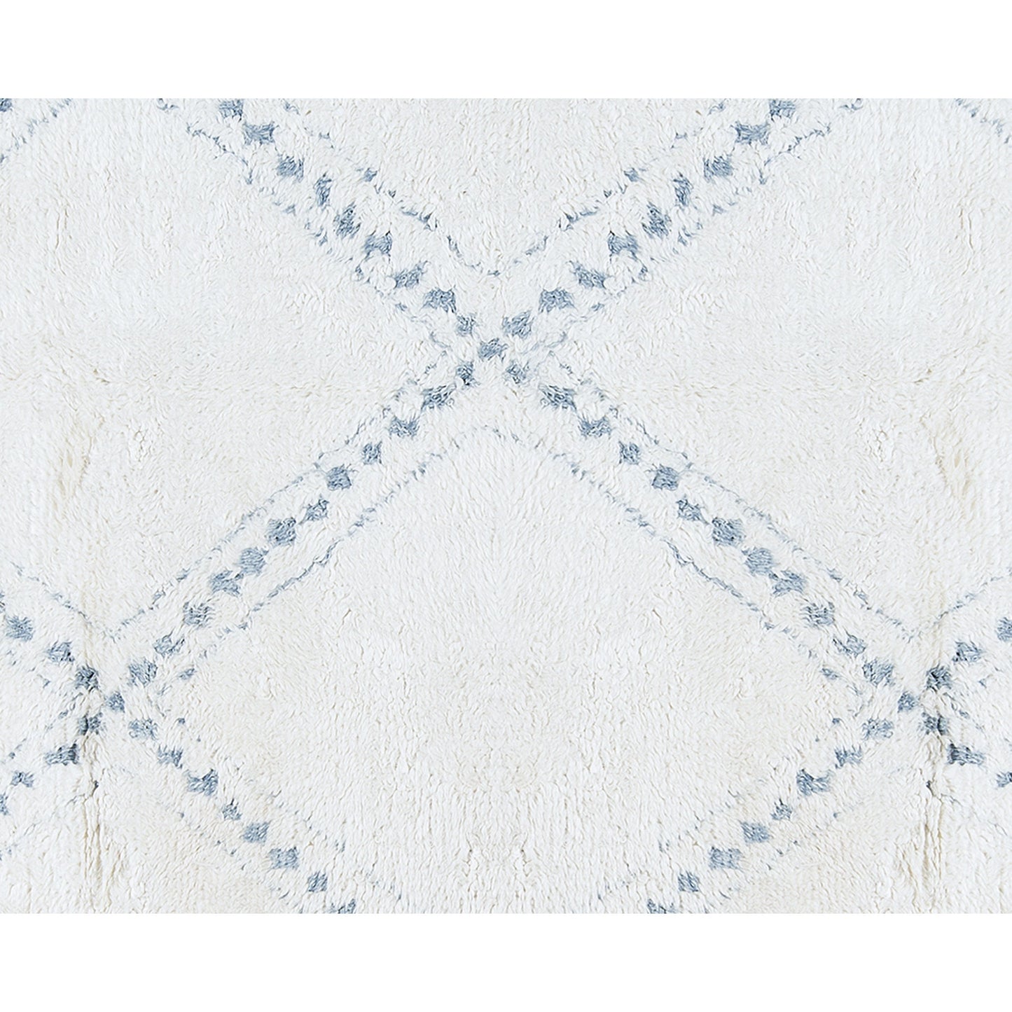 MOROCCAN TZ171 IVORY / LIGHT BLUE