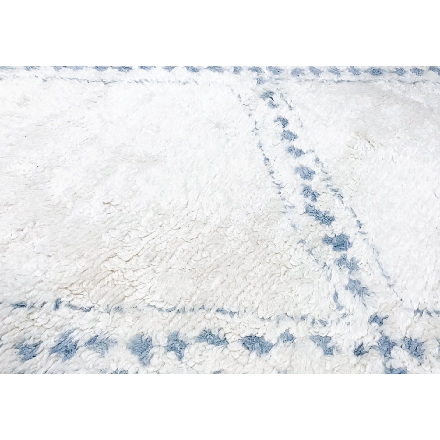MOROCCAN TZ171 IVORY / LIGHT BLUE