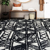 MOROCCAN TZ172 IVORY / BLACK