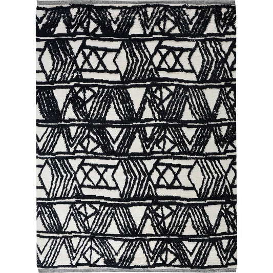 MOROCCAN TZ172 IVORY / BLACK