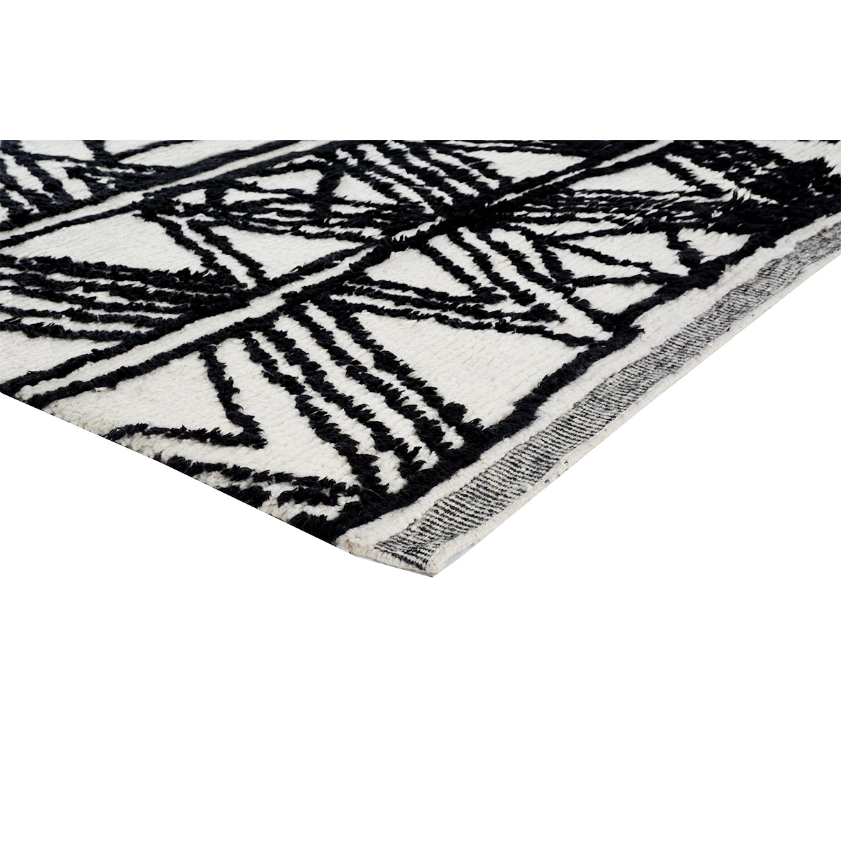 MOROCCAN TZ172 IVORY / BLACK