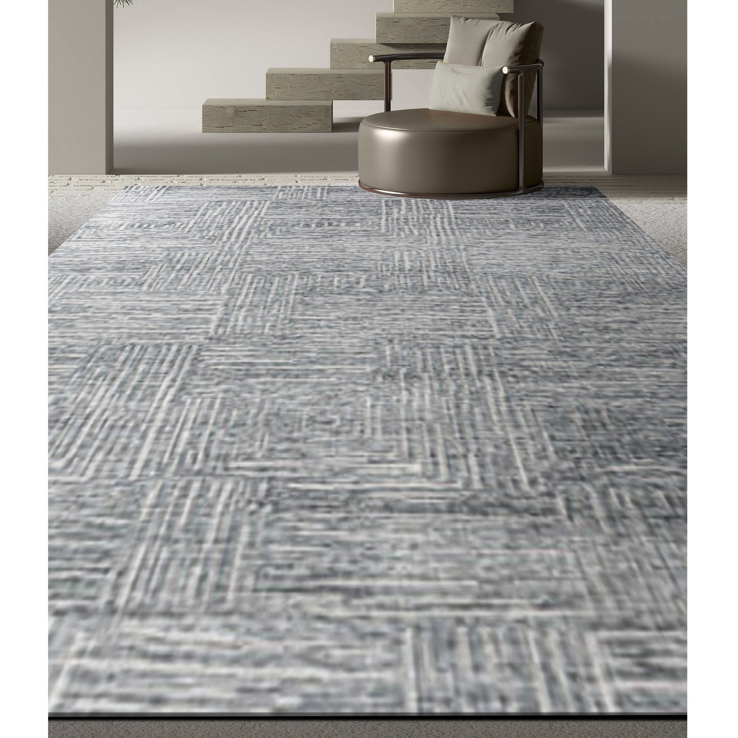 MOROCCAN TZ176 DARK GREY / GREY