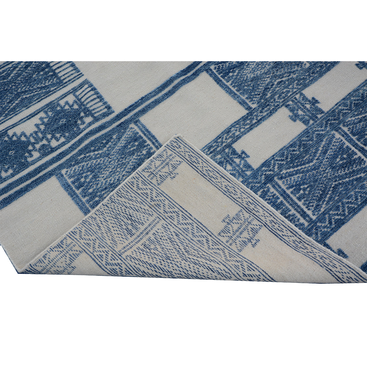 MOROCCAN TZ178 BEIGE / BLUE