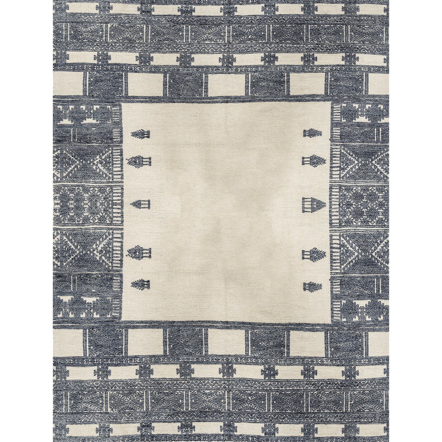 MOROCCAN TZ178 BLUE / BEIGE