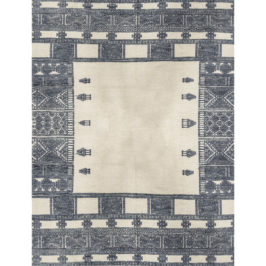 MOROCCAN TZ178 BLUE / BEIGE