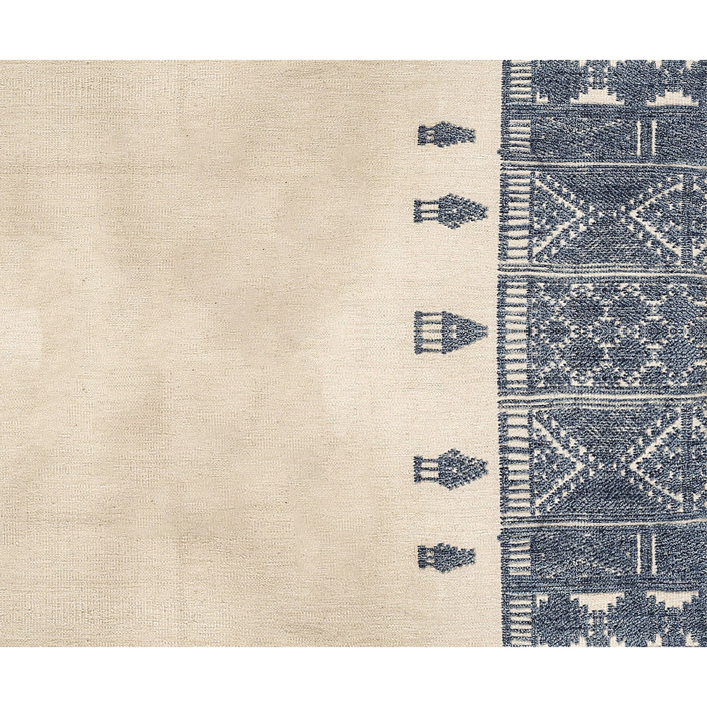 MOROCCAN TZ178 BLUE / BEIGE