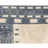 MOROCCAN TZ178 BLUE / BEIGE