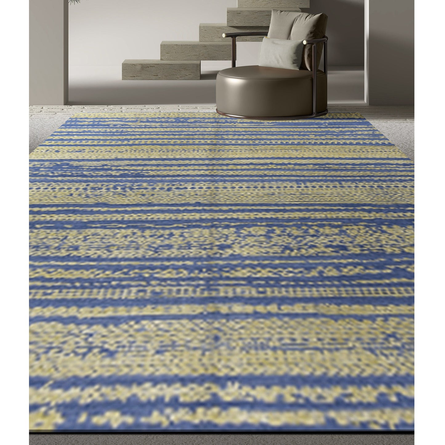 MOROCCAN TZ180 GOLD / BLUE