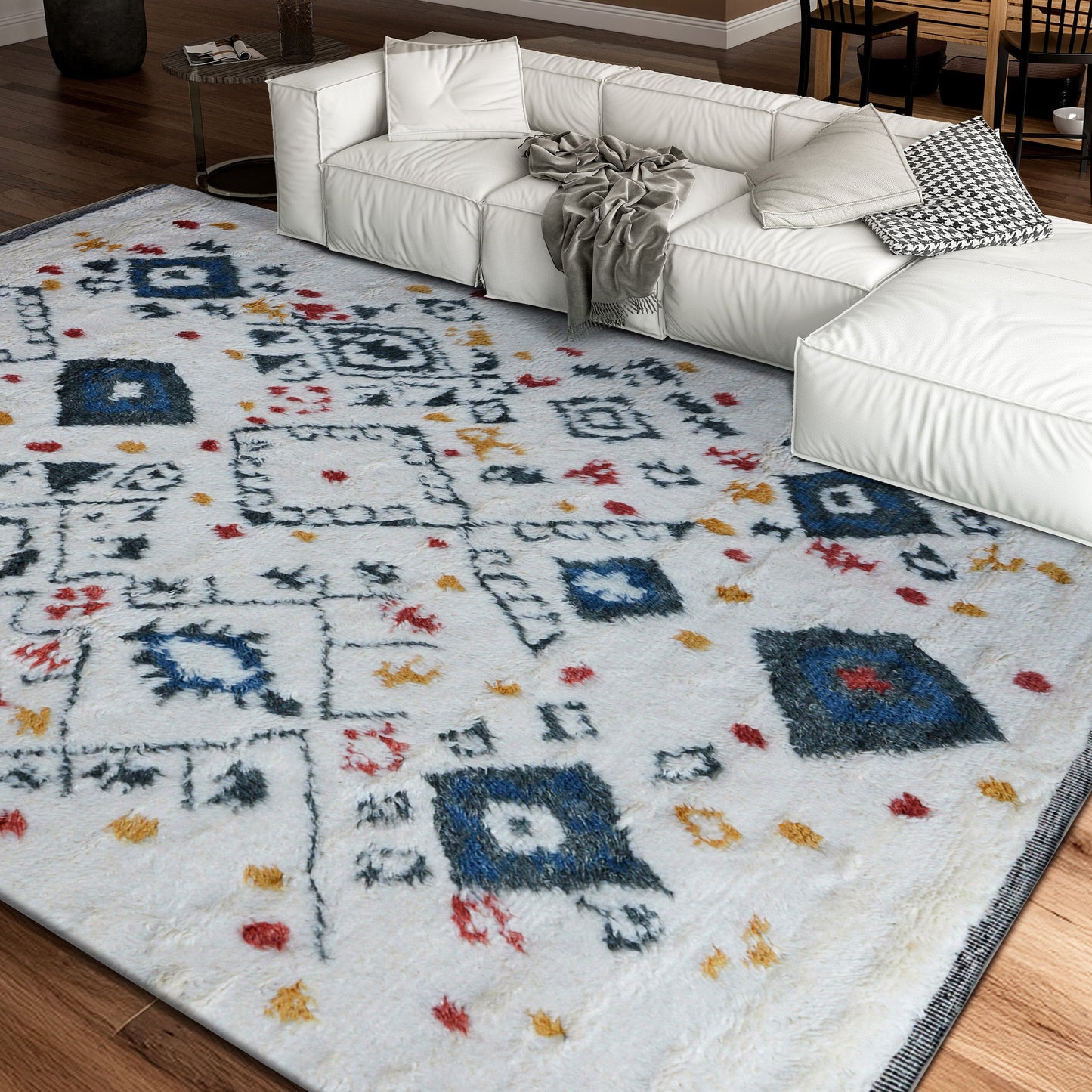 MOROCCAN TZ183 IVORY / MULTI