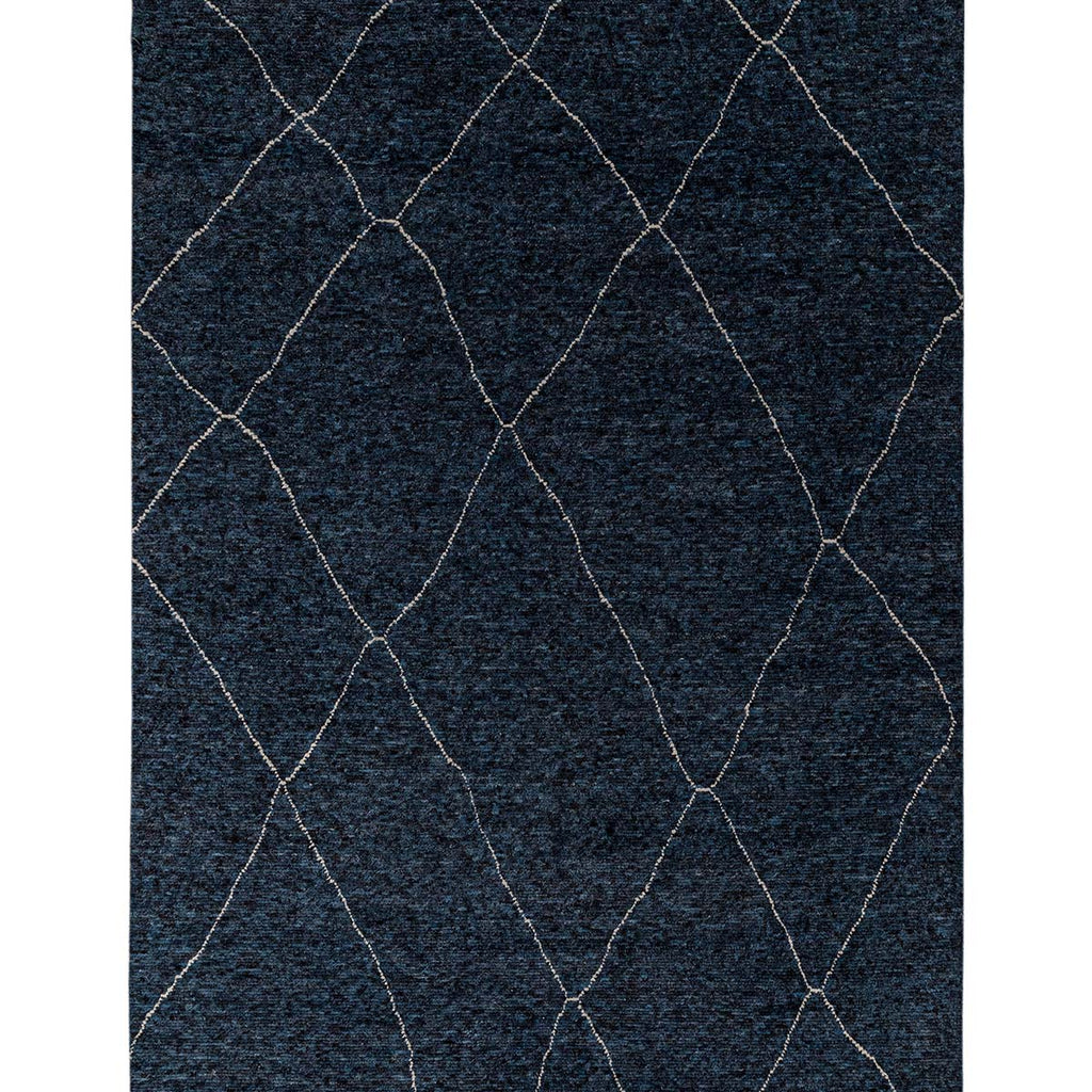 MOROCCAN TZ220 BLUE / IVORY