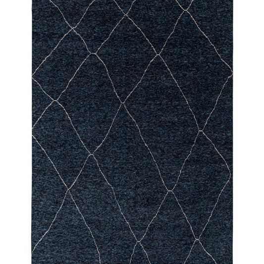 MOROCCAN TZ220 BLUE / IVORY