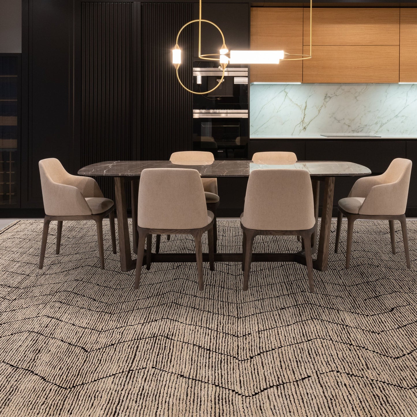 MOROCCAN TZ221 NATURAL / BLACK