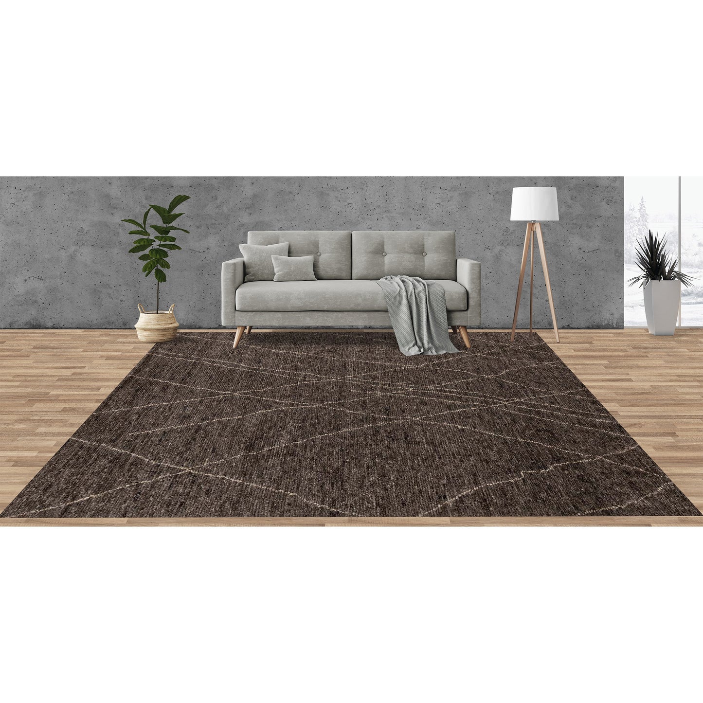 MOROCCAN TZ225 DARK GREY / LIGHT GREY