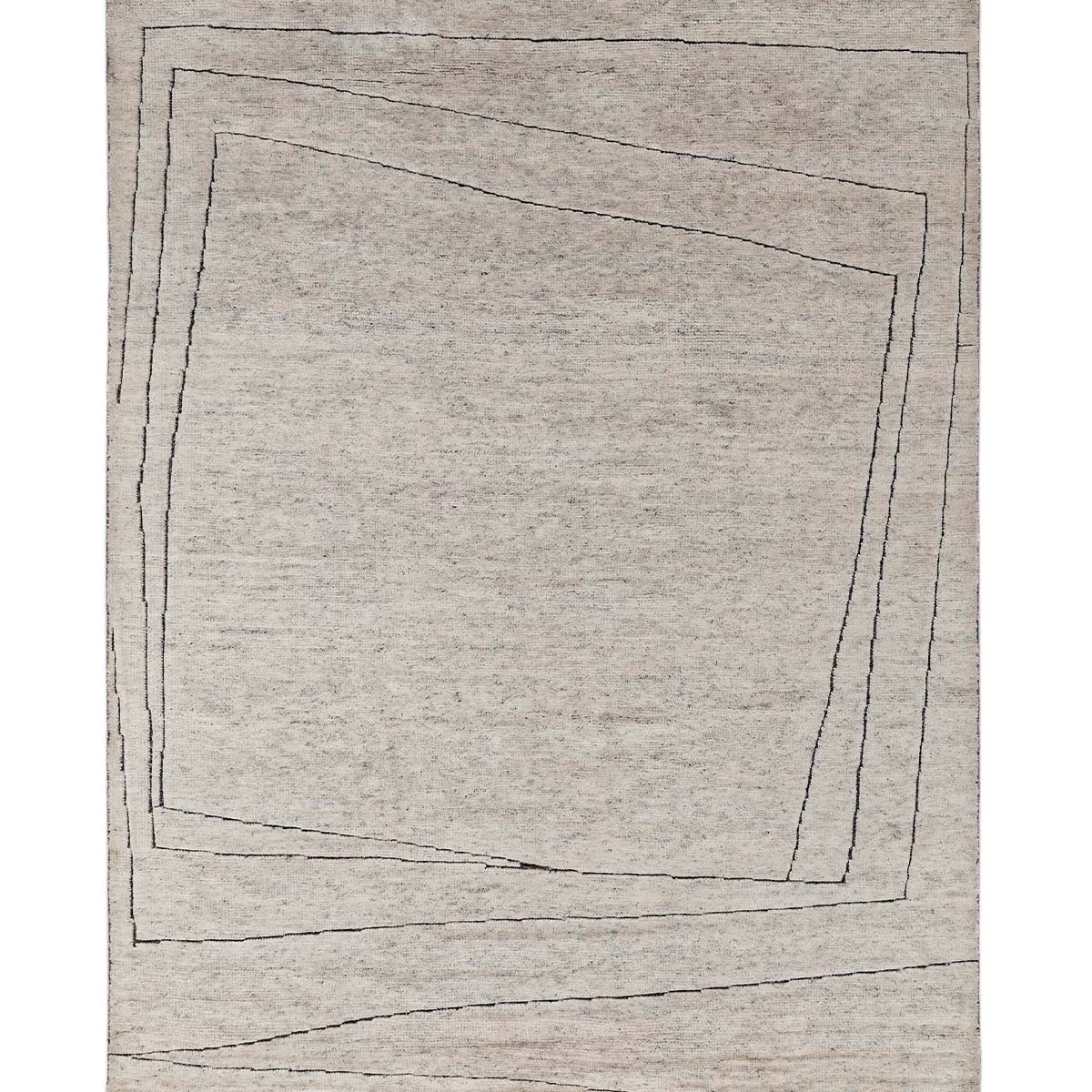MOROCCAN TZ226 IVORY / BLACK