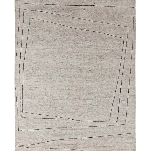 MOROCCAN TZ226 IVORY / BLACK