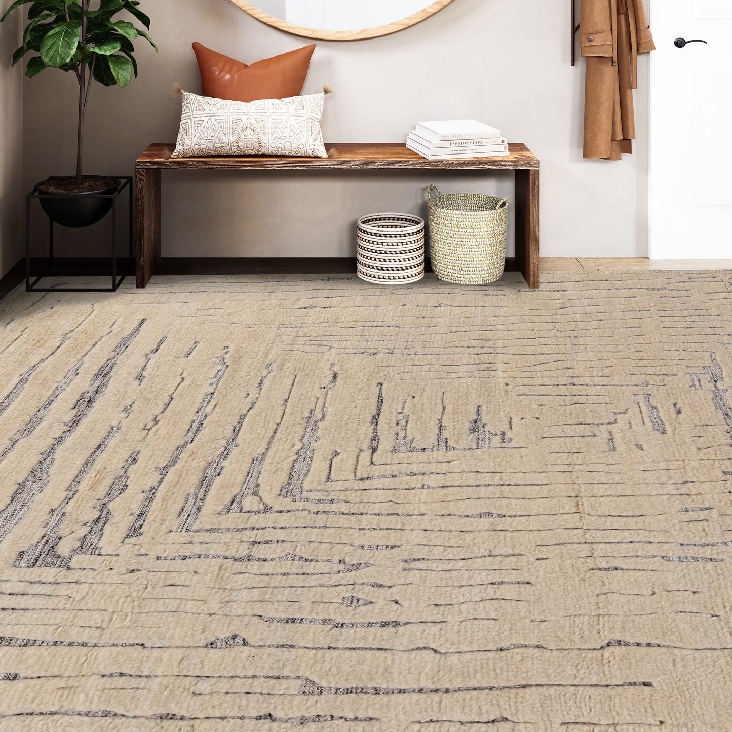 MOROCCAN TZ227 IVORY / NATURAL