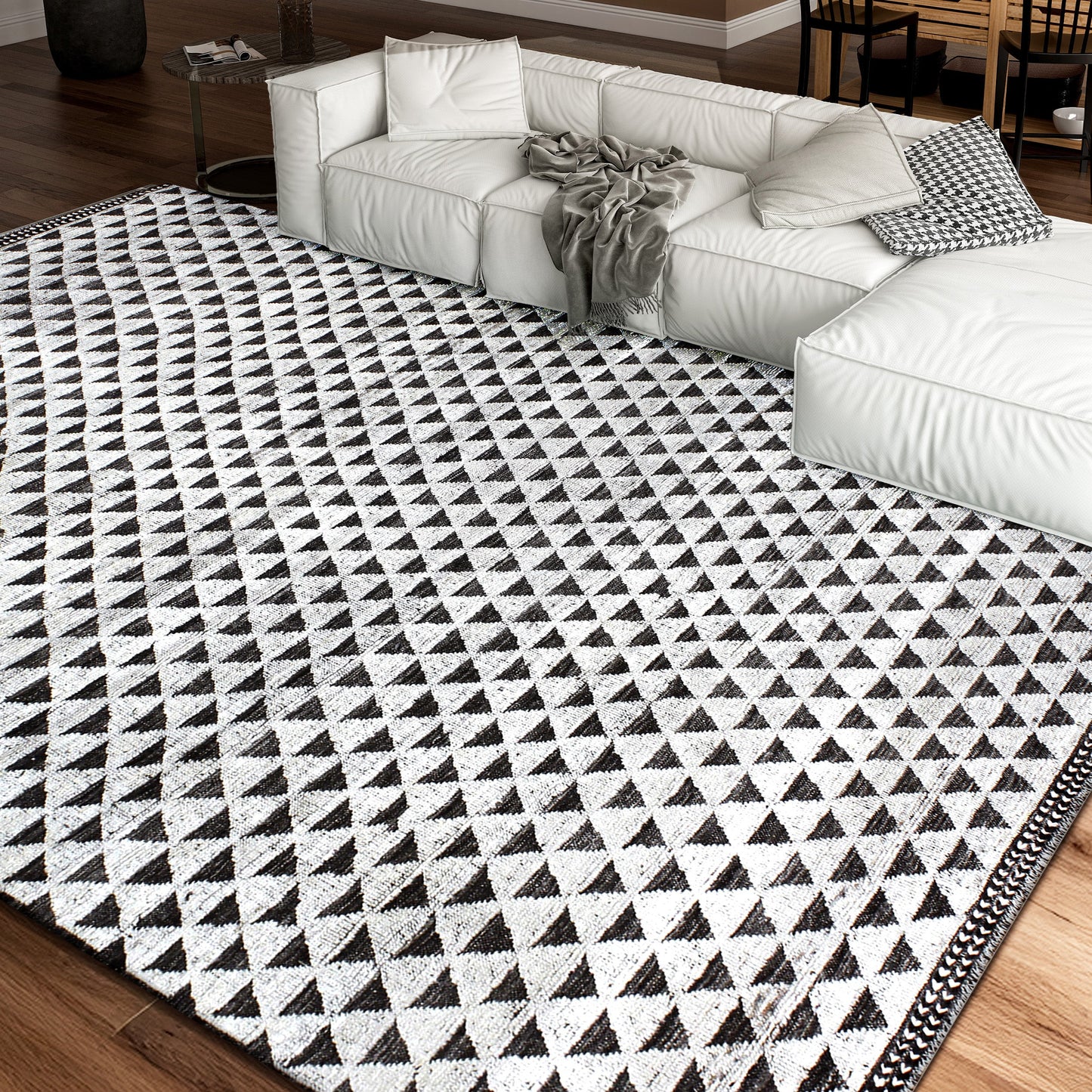 MOROCCAN TZ296 IVORY / CHARCOAL