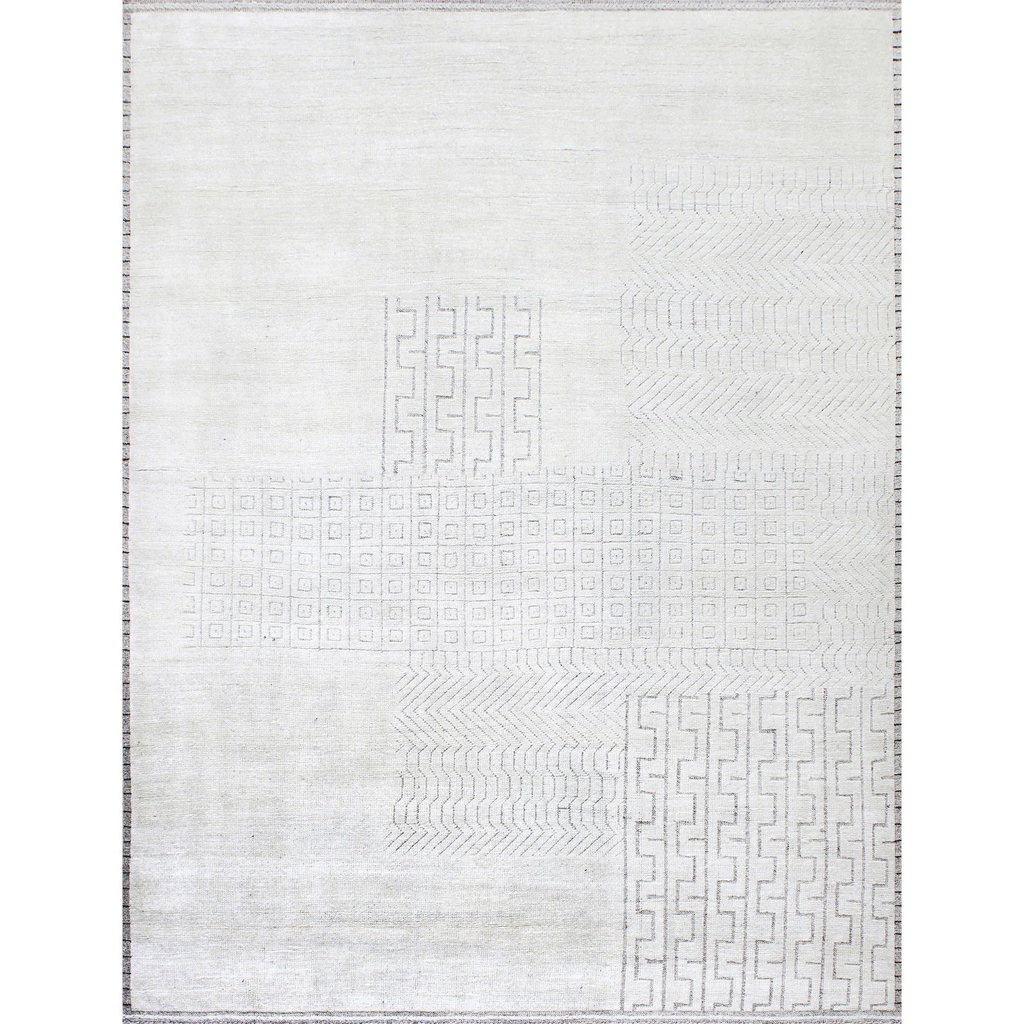 MOROCCAN TZ297 IVORY / IVORY