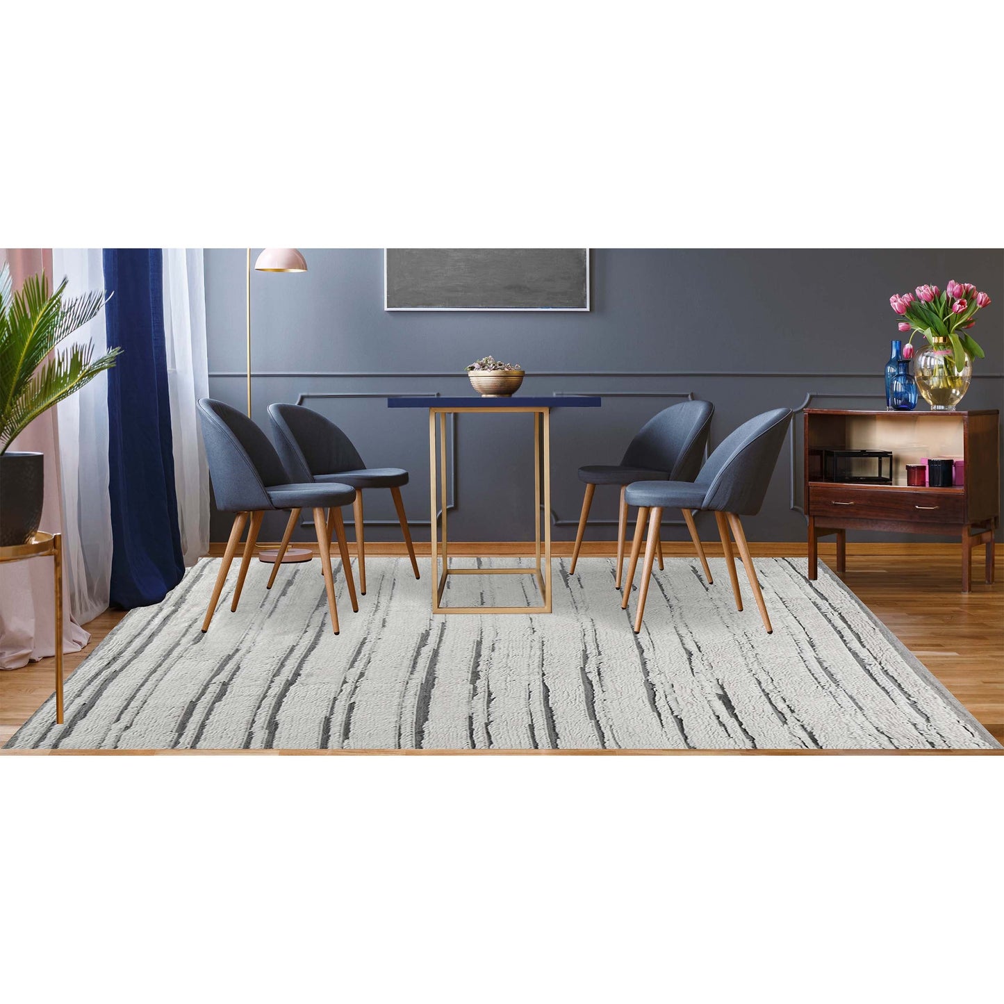 MOROCCAN TZ446 IVORY / GREY
