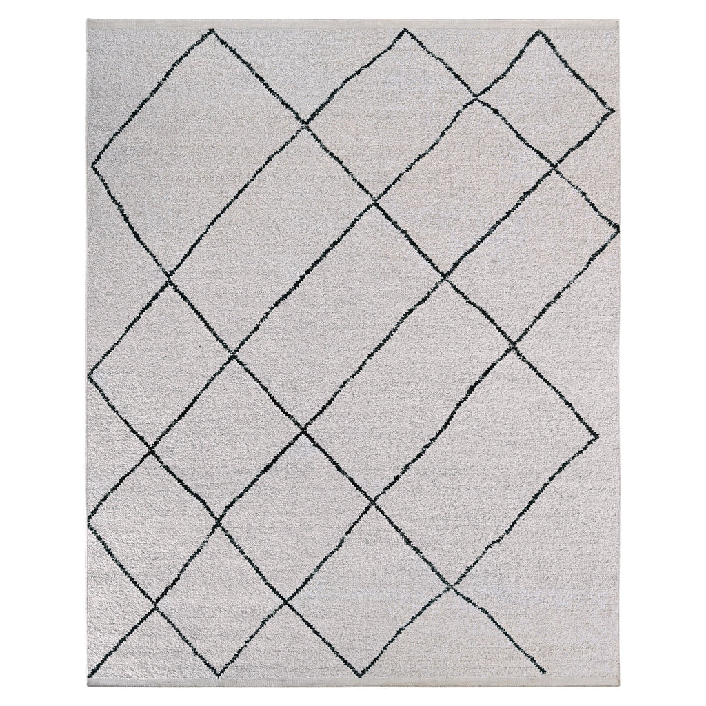 MOROCCAN TZ473 IVORY / CHARCOAL